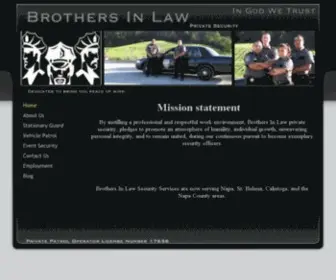 Brothersinlawsecurity.com(Brothers In Law Security LLC) Screenshot