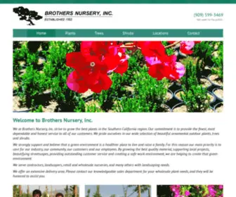 Brothersnursery.com(Brothers Nursery) Screenshot