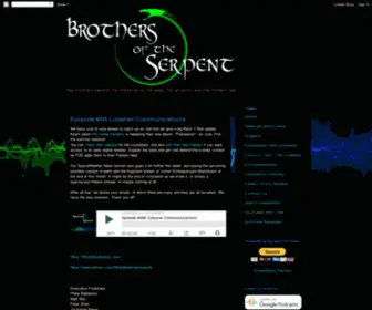 Brothersoftheserpent.com(Brothers of the Serpent Podcast) Screenshot