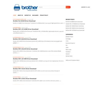 Brothersoftwaredownloads.com(Brother software download) Screenshot