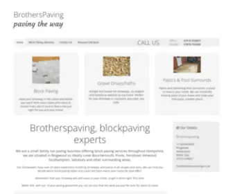 Brotherspaving.co.uk(Block Paving Contractors) Screenshot