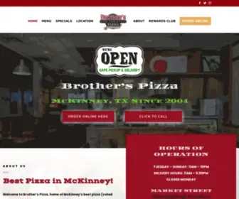 Brotherspizzapasta.com(NY Style Pizza & Pasta) Screenshot