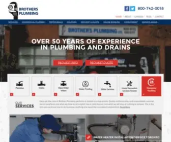 Brothersplumbing.ca(Plumber Toronto) Screenshot