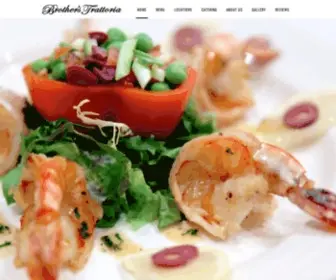 Brotherstrattoria.com(Brother's Trattoria) Screenshot