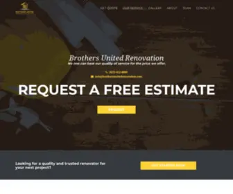 Brothersunitedrenovation.com(Ottawa Renovation) Screenshot