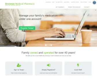 Brotmanmedicalpharmacy.com(Brotman Medical Pharmacy) Screenshot