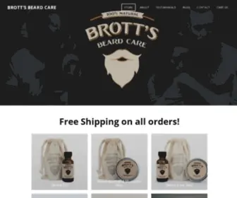 Brottsbeardcare.com(Featured Products) Screenshot