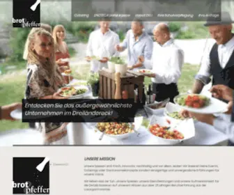 Brotundpfeffer.de(Außergewöhnliche Gastronomie) Screenshot