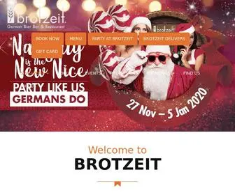 Brotzeit.co(Brotzeit German Bier Bar & Restaurant) Screenshot