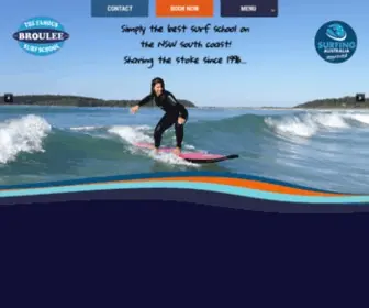 Brouleesurfschool.com.au(Broulee Surf School) Screenshot