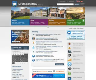 Broumov-Mesto.cz(Titulní stránka) Screenshot