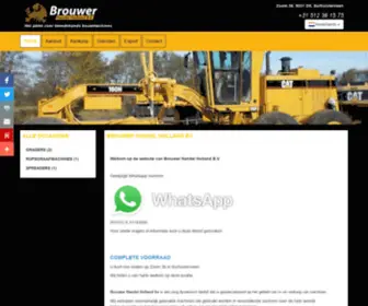 Brouwermachinery.com(Brouwer Handel Holland BV) Screenshot