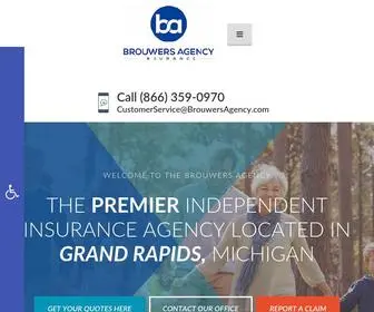 Brouwersagency.com(The Brouwers Insurance Agency Grand Rapids MI) Screenshot