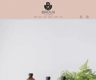 Brouxsg.com(Artisanal Kombucha by Broux) Screenshot