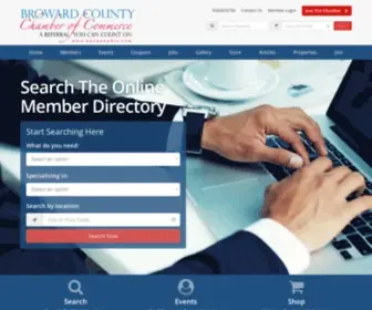 Browardbiz.com(Broward County Chamber Of Commerce Directory) Screenshot