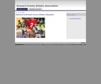 Browardcountyathleticassoc.org(Broward County Athletic Association) Screenshot