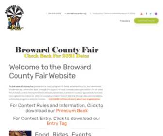Browardfair.org(Broward County Fair) Screenshot