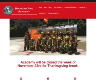 Browardfireacademy.com(Broward Fire Academy) Screenshot