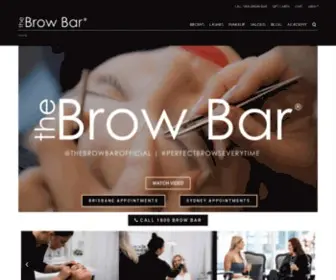 Browbar.com(The Brow Bar) Screenshot