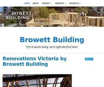 Browettbuilding.com(Renovations Victoria by Browett Building) Screenshot