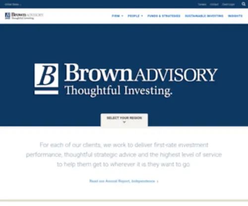 Brownadvisory.com(Thoughtful Investing) Screenshot