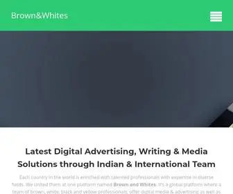 Brownandwhites.com(1 Content Creator for Digital Media) Screenshot