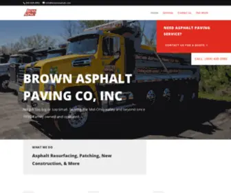 Brownasphalt.com(Brown Asphalt Paving Co) Screenshot