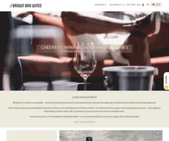 Brownbagwines.co(Organic, Natural & Sustainable Wines) Screenshot