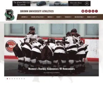 Brownbears.com(Brown University Athletics) Screenshot