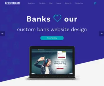Brownbootsbankwebsites.com(Bank Website Marketing Agency) Screenshot