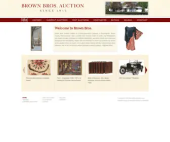 Brownbrosauction.com(Brown Brothers Auction) Screenshot