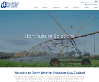 Brownbros.co.nz(Brown Brothers Engineers New Zealand) Screenshot