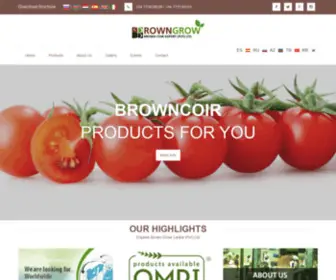 Browncoir.com(Coir Products) Screenshot