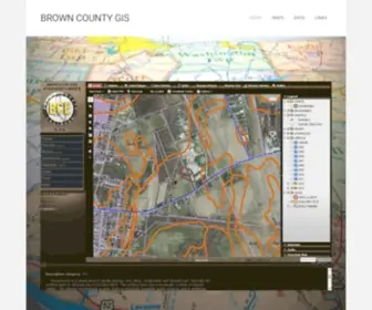 Browncountygis.com(BROWN COUNTY GIS) Screenshot