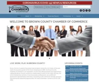 Browncountyohiochamber.com(Brown County Ohio Chamber of Commerce) Screenshot