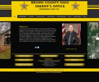 Browncountyohiosheriff.us(Brown County Sheriff) Screenshot