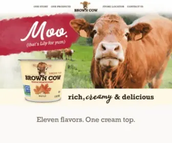 Browncowfarm.com(Brown Cow) Screenshot