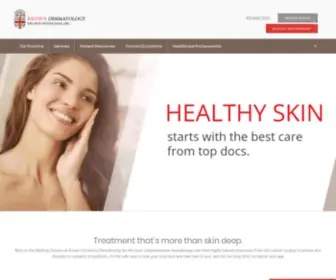 Brownderm.org(Brown Dermatology) Screenshot