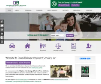 Browneinsurance.com(Homepage Main) Screenshot