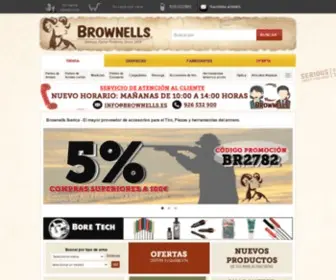 Brownells.es(Brownells Iberica) Screenshot