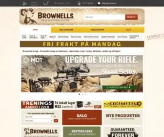Brownells.no(Brownells Norge) Screenshot