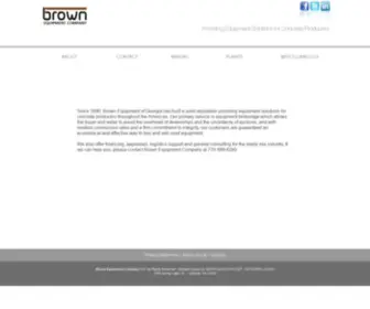 Brownequipment.com(Brownequipment) Screenshot