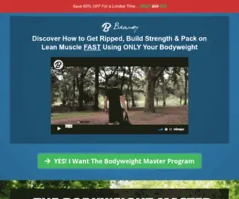 Browneyworkout.com(The Bodyweight Master) Screenshot