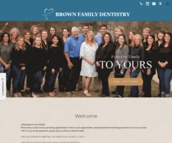 Brownfamilydentistry.com(Neenah Dentist) Screenshot