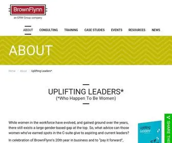 Brownflynn.com(Uplifting Leaders) Screenshot