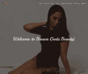 Browngodsbeauty.com(Brown Gods Beauty) Screenshot