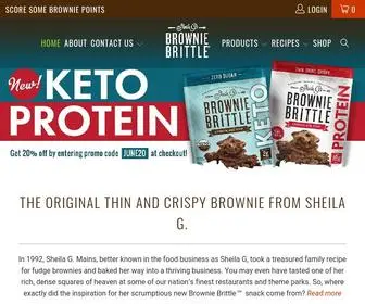 Browniebrittle.com(Brownie Brittle by Sheila G) Screenshot
