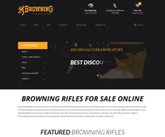 Browningfirearmstore.com(Browning Firearms Store) Screenshot