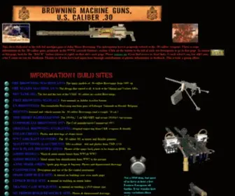 BrowningmGs.com(Browning Machine Guns) Screenshot