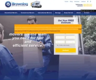 Browningmoving.com(Browning (United)) Screenshot